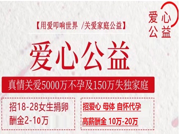 陆丰捐卵助孕生子 爱心志愿者招募